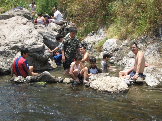  Everyone in the water